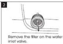 Khind WM120B - Water Inlet Filter Net - 2