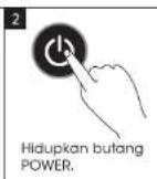 Khind WM120B - Langkah Menanggalkan Hos Bekalan Air - 2
