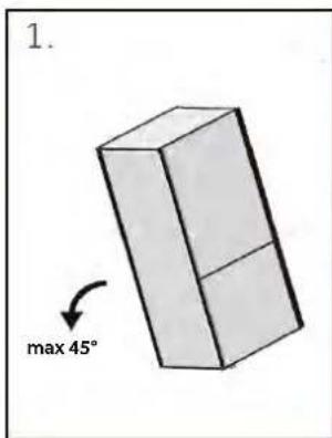 1. max 45°