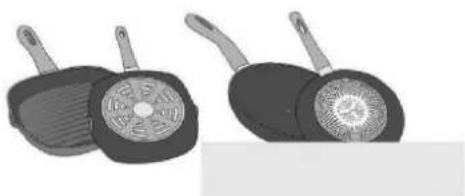 CANDY CIH614CF - Récipients de cuisson pour plaques à induction - 3