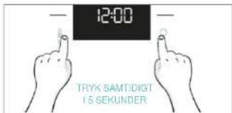 12:00 TRYK SAMTIDIGT 15 SEKUNDER