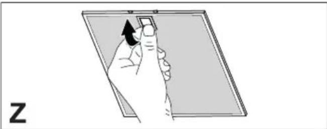 Illustration of a hand holding a smartphone with an arrow indicating the touch point (no text or symbols present)