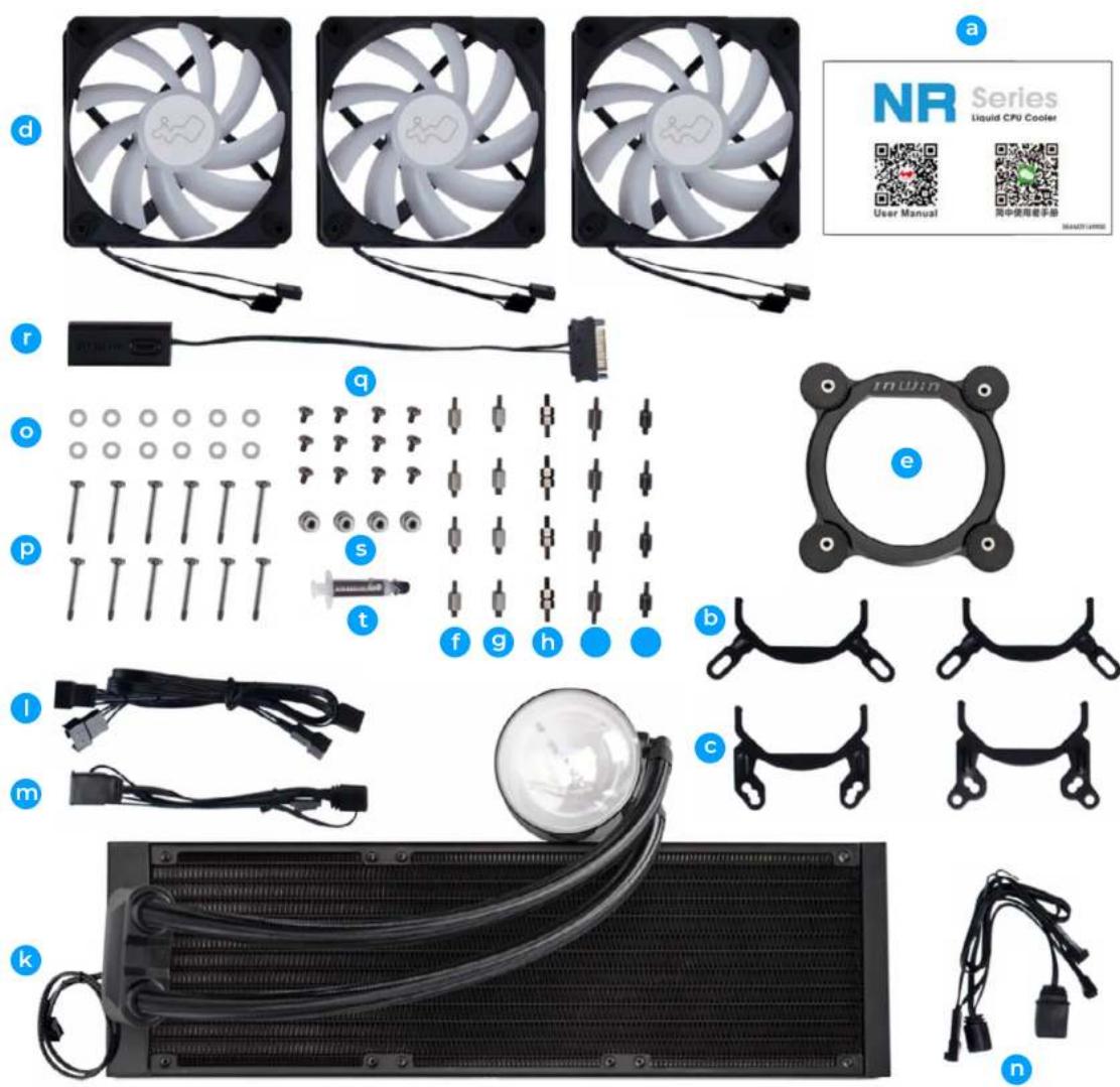 NR Series Liquid CPU Cooler User Manual 网中使用软手册 a d r o p s t f g h b e i m c k n