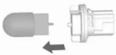 Two mechanical components with a downward arrow indicating motion (no text or symbols)