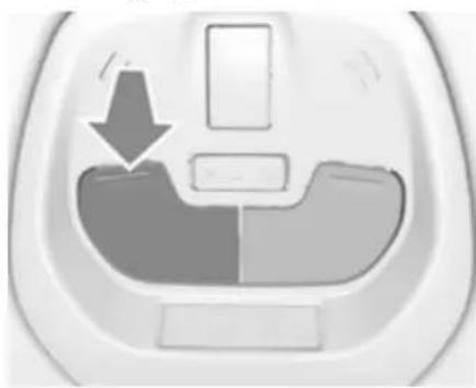 Close-up of a computer mouse with a black arrow pointing to the mouse (no text or symbols visible)
