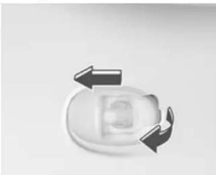 Simple 3D icon of a car with bidirectional arrows indicating speed or flow (no text or symbols)