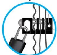 StarTech.com CABLE-ORGANIZER-LOCK - Route Peripheral Cables and Secure the Cable-Organizer Lock - 4
