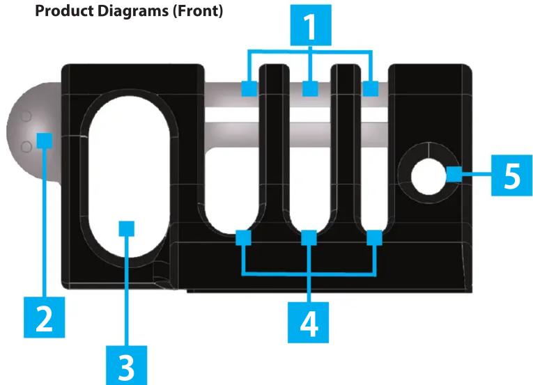 Product Diagrams (Front) 1 2 3 4 5