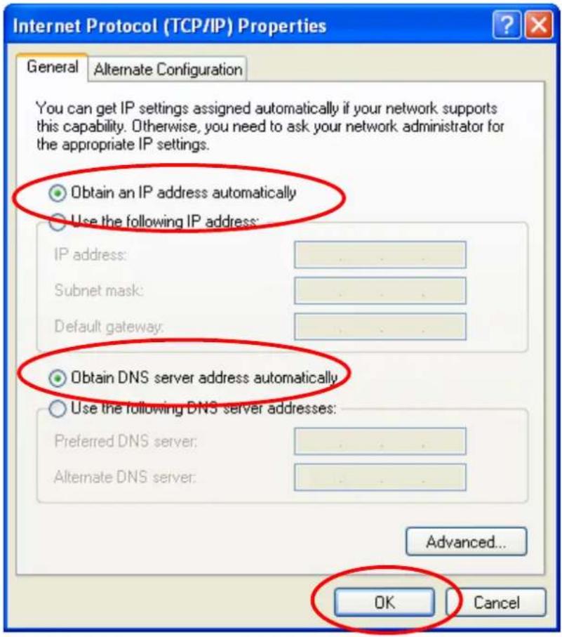 Internet Protocol (TCP/IP) Properties General Alternate Configuration You can get IP settings assigned automatically if your network supports this capability. Otherwise, you need to ask your network administrator for the appropriate IP settings. Obtain an IP address automatically Use the following I…