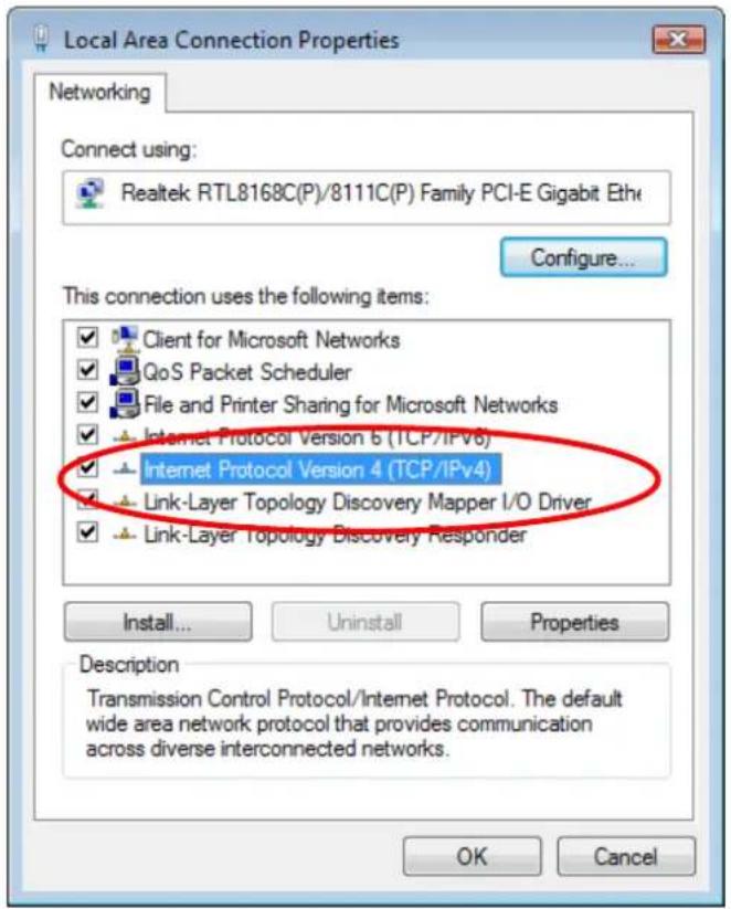 Local Area Connection Properties Networking Connect using: Realtek RTL8168C(P)/8111C(P) Family PCI-E Gigabit Eth Configure... This connection uses the following items: ✓ Client for Microsoft Networks ✓ QoS Packet Scheduler ✓ File and Printer Sharing for Microsoft Networks ✓ Internet Protocol Version…