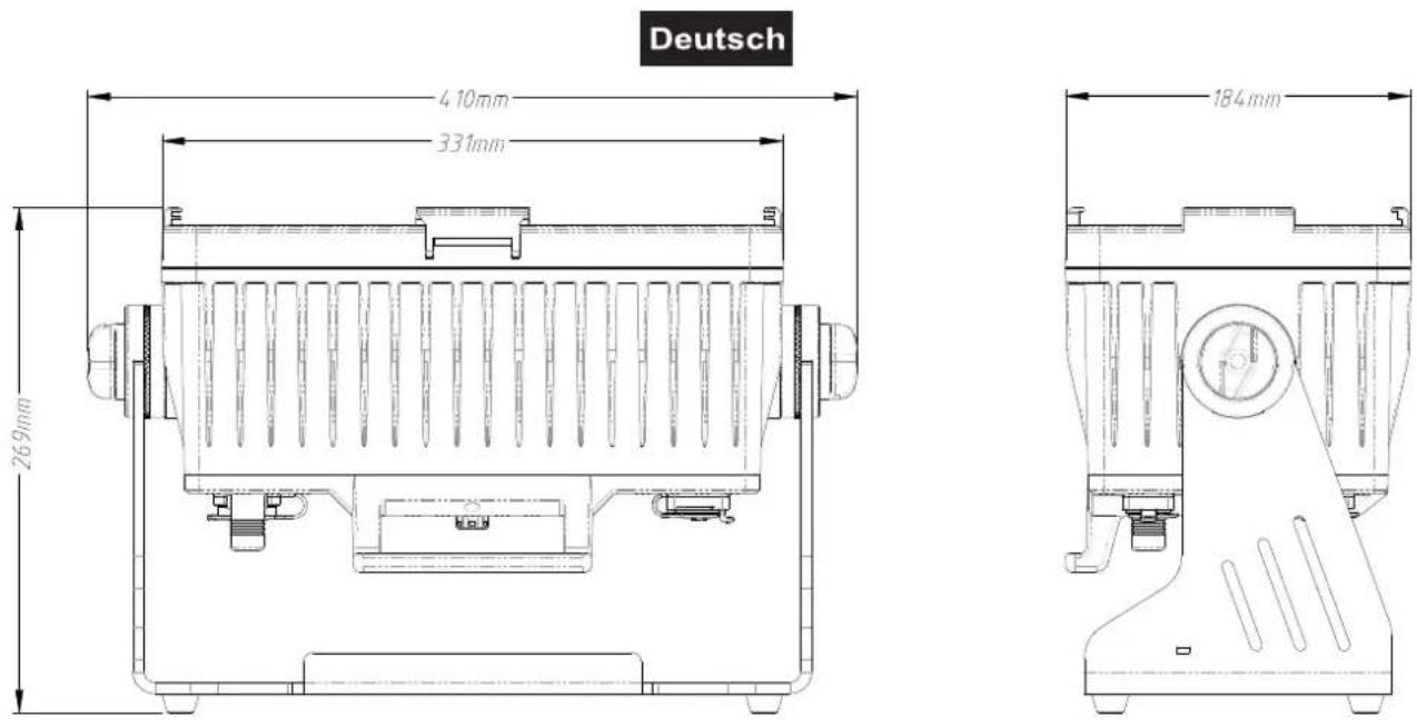 Eurolite Multiflood IP 18x10W RGBW - TECHNISCHE DATEN - 1