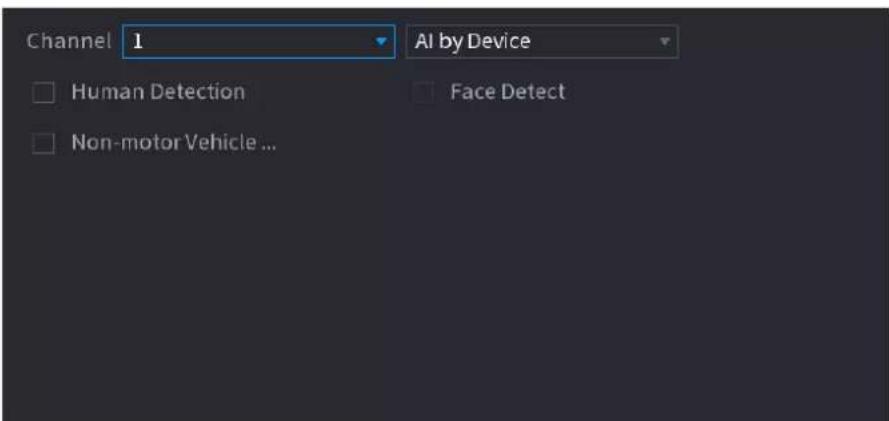 Channel 1 AI by Device Human Detection Face Detect Non-motor Vehicle ...