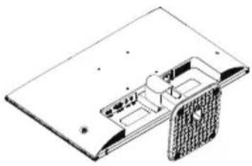 PHILIPS 24E1N1100A - Enlever l'ensemble du socle pour un montage VESA - 1