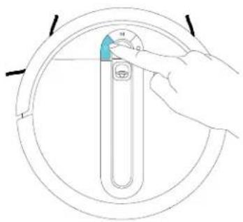 Hand holding a test tube inside a circular frame, no text or symbols visible