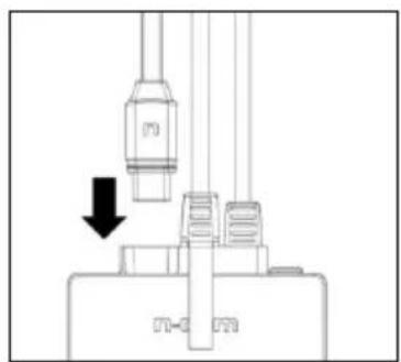 Pure mechanical assembly diagram without any text, numbers, or symbols