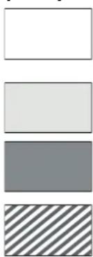 Four horizontal rectangular blocks with varying shades of gray and striped, arranged vertically (no text or symbols)