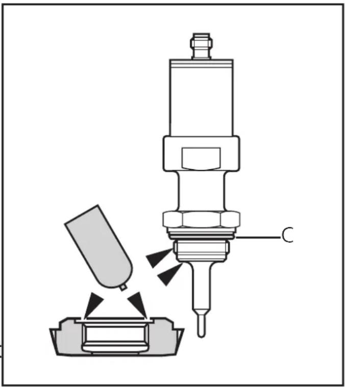 IFM TAD961 - Montage de l'adaptateur Aseptoflex - 1