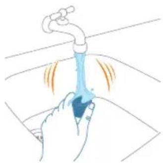 PHILIPS 3000 Series XW3193 - Pulizia del punto di collegamento del serbatoio dell'acqua sporca (ogni tre mesi) - 2