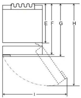 LG GBB92MBB3P - Dimensions i distàncies - 2