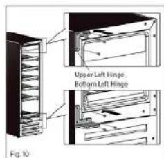 Upper Left Hinge Bottom Left Hinge Fig. 10