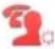 Yealink SIP VP-T49G - Icon indicator (associated with a shared line) - 2