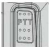 ALBRECHT Tectalk Duro XS - Pulsante Push-To-Talk (PTT) - 1
