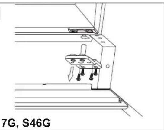 Technical line drawing of a mechanical assembly with no visible text or symbols