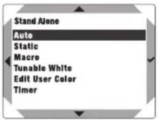 Stand Alone Auto Static Macre Tunable White Edit User Color Timer