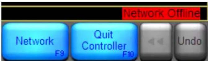 Network Offline Network F9 Quit Controller F10 Undo