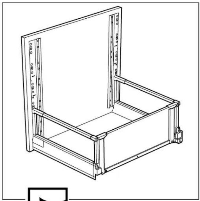 Dessin technique au trait d'un dispositif mécanique avec un panneau vertical et une structure de cadre (sans texte ni symboles)