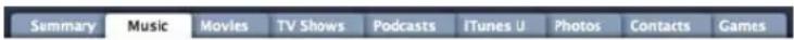 APPLE iPod Nano 5th generation - To set iTunes to sync music from selected playlists, artists, and genres to iPod nano: - 1