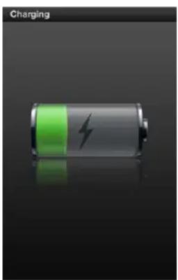Battery icon with green and gray casing and lightning bolt symbol (no text or numbers)