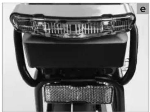 Close-up of a bicycle's front bumper and side seat (no visible text or symbols)