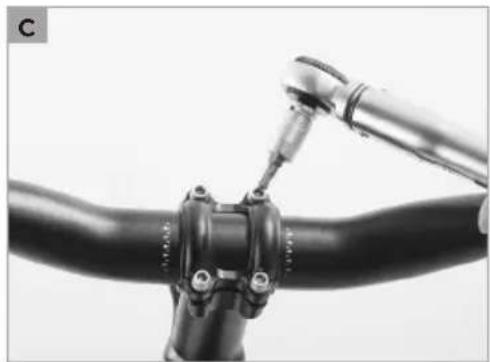 Close-up of a bicycle brake system with a sensor attached to the wheel (no visible text or symbols)