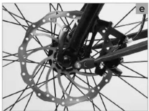 Close-up of a bicycle wheel with visible spokes and hub, no text or symbols present