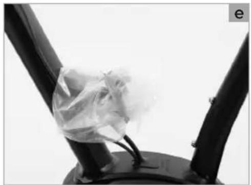 Close-up of a mechanical component with a transparent plastic wrap, no visible text or symbols