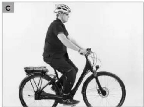 Person riding a bicycle with helmet and front basket (no visible text or symbols)