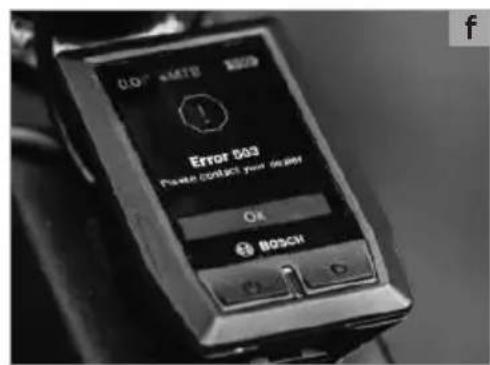 UO® - AM18 M209 ! Error 003 Please contact your OBOH OK © BOSCH