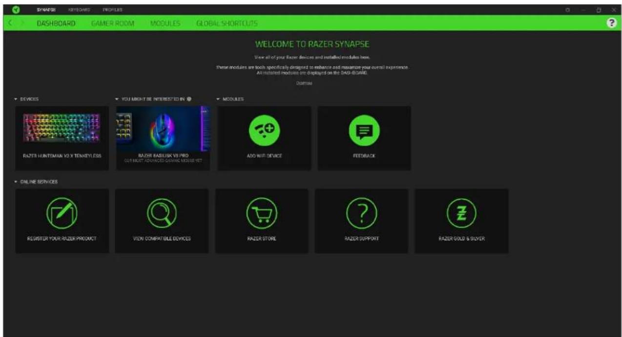 RAZER Huntsman V3 X Tenkeyless - 操控面板 - 1