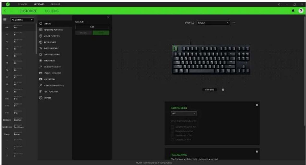 CUSTOMIZE LIGHTING All Buttons File: F1 F2 F3 F4 F5 F6 F7 F8 F9 F10 F11 F12 First Scan: First Scan Second Lock: Second Lock Finish: Finish OK START DEFAULT OK TITLE FUNCTION MOUSE FUNCTION INTER DEVICE SWITCH PROFILE SWITCH LISTING SUPPORTS SUPPORTS INSERT CAMKON PROGRAM CUSTOMER WINDOWS OR INPUTS T…