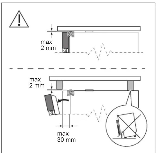 max 2 mm max 2 mm max 30 mm