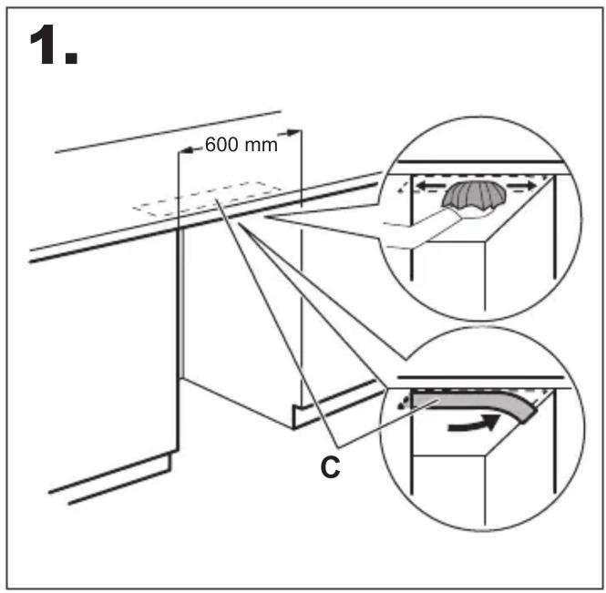 1. 600 mm C