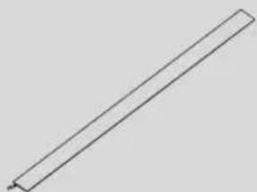 Simple line drawing of a diagonal line with a small protrusion at the end (no text or symbols)
