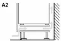 Technical line drawing of a structural support frame with no text or symbols