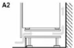 Architectural cross-section diagram showing structural components (no text or labels)