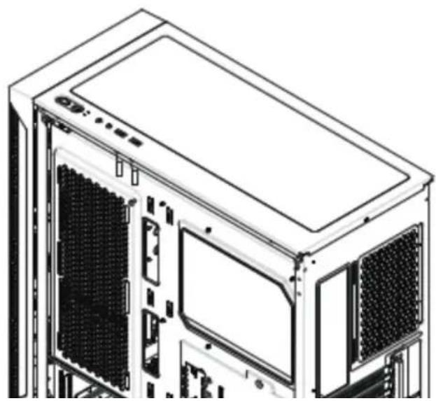 MSI MAG FORGE 121A AIRFLOW - Retrait du panneau avant - 6