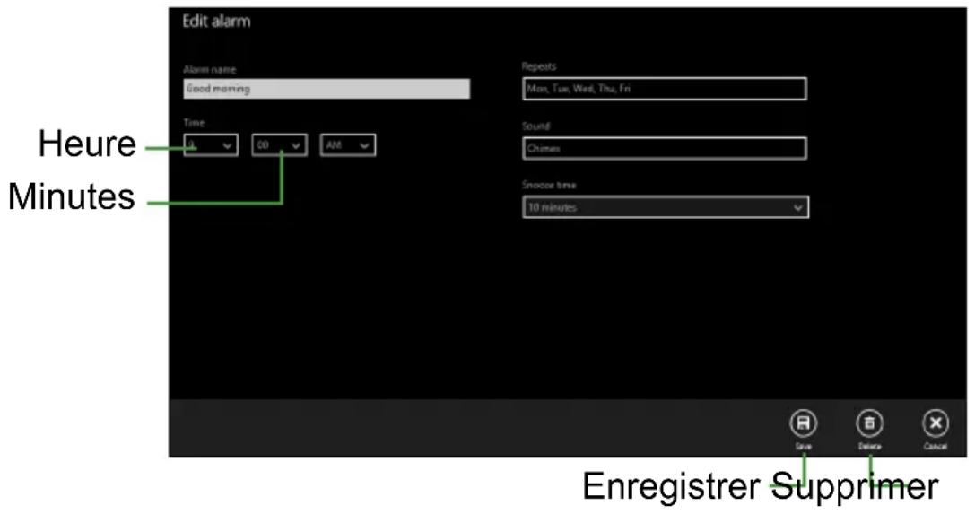ACER Veriton VS2660G - Comment puis-je définir l'alarme? - 1