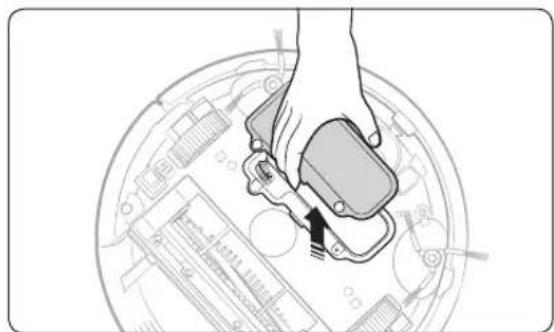 SAMSUNG POWERbot SR10J5069U - Comment retirer la batterie - 2
