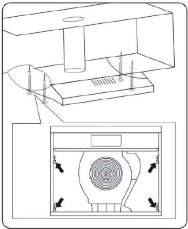 BEKO HNS61222NAW - Instalarea hotei - 2