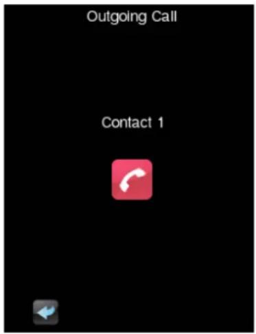 Outgoing Call Contact 1